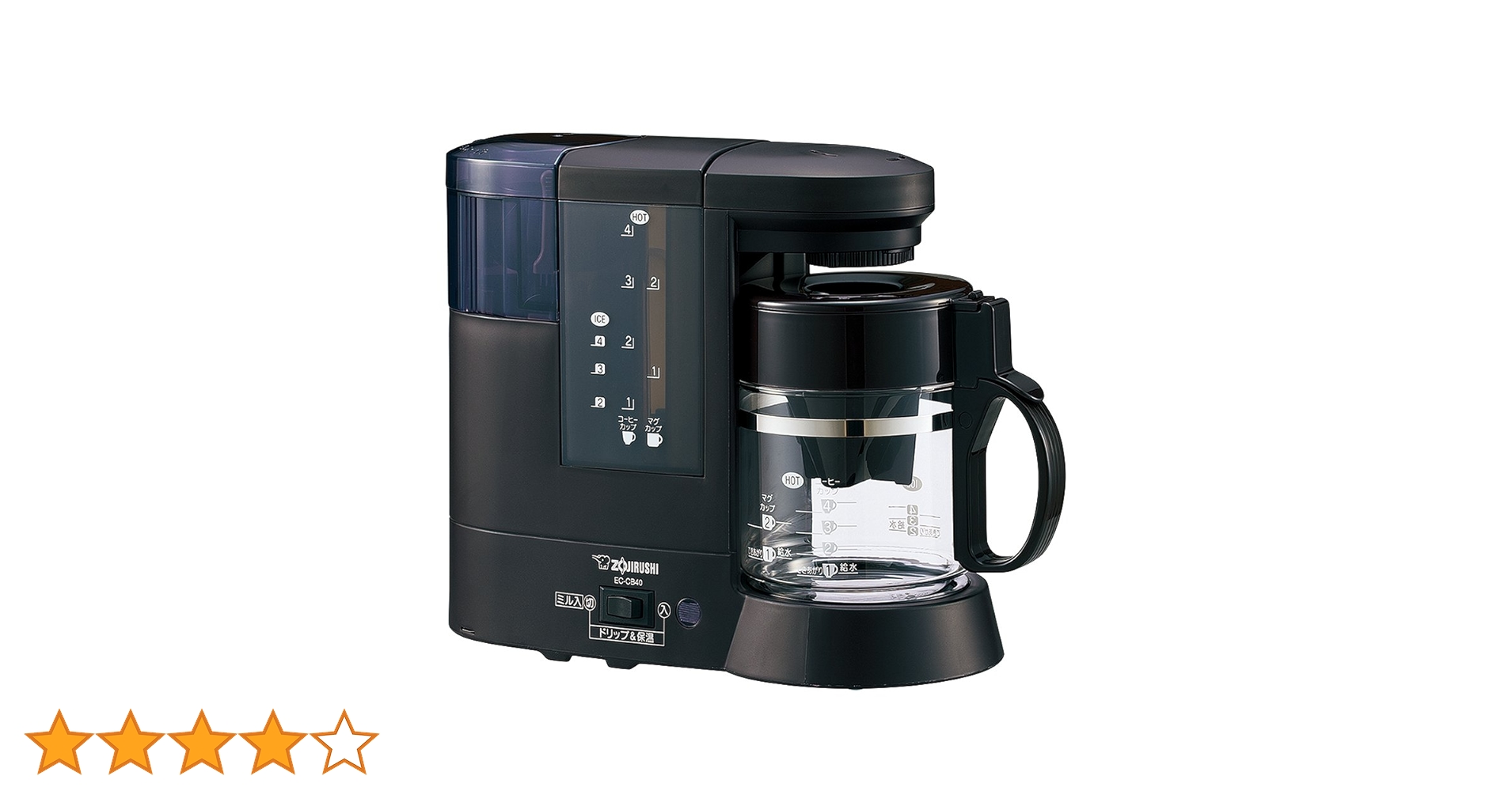 象印 コーヒーメーカー  4杯用 EC-CB40-TD d2ldlup Amazon | 象印 コーヒーメーカー 4杯用 EC-CB40-TD | 象印
